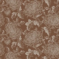 Флизелиновые обои York Wallcoverings коричневые CL0953 0.68 м
