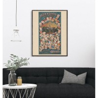 Плакат "34;Просто Постер "34; City Flags 90x120 в подарочном тубусе 608503435711