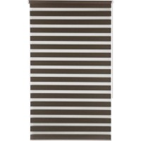 Штора рулонная день-ночь Miamoza Blackout Rain 40x160 см, цвет коричневый