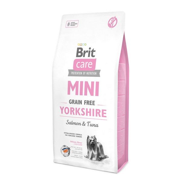 Сухой корм для йоркширских терьеров BRIT Care Mini GF Yorkshire беззерновой 7 кг