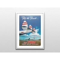 Плакат "34;Просто Постер "34; Fly TWA 90x120 в подарочном тубусе 943575951141