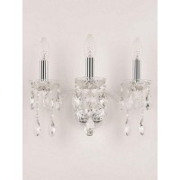Настенный светильник Bohemia Ivele Crystal 107B.3.141.Ni E14 цвет никель