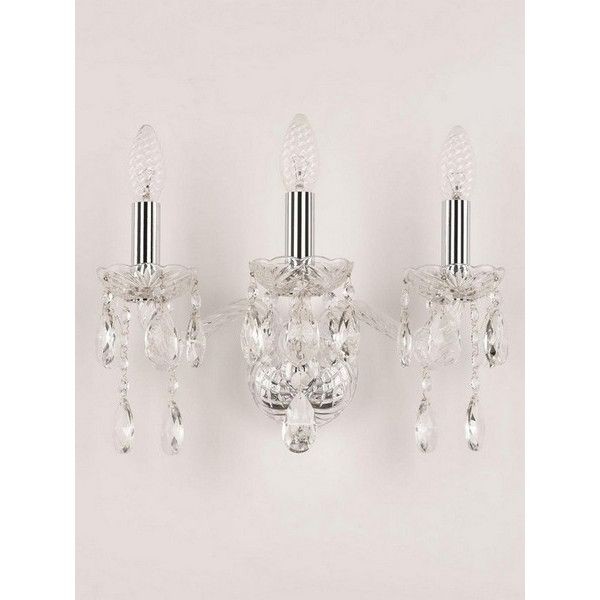 Настенный светильник Bohemia Ivele Crystal 107B.3.141.Ni E14 цвет никель