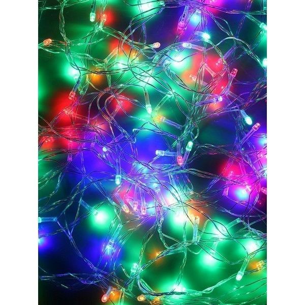 Электрогирлянда комнатная «Нить» 10 м 100 LED мультисвет 8 режимов