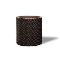 Горшок для рассады Keter Cylinder Planter M o36 h37.3 см v18 л пластик коричневый