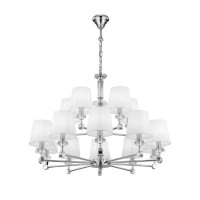 Люстра Maytoni Riverside MOD018PL-15CH E14 15 ламп 30 м²