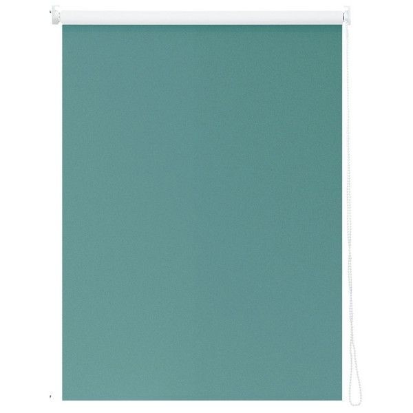 Штора рулонная блэкаут Inspire Santos 40x160 см бирюзовая