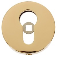 Накладка под цилиндр ET URB/HD GOLD-24, цвет золото, 24 2 шт.