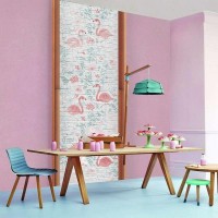 Фотообои Urban Style Розовый фламинго UST1006 100х270 см