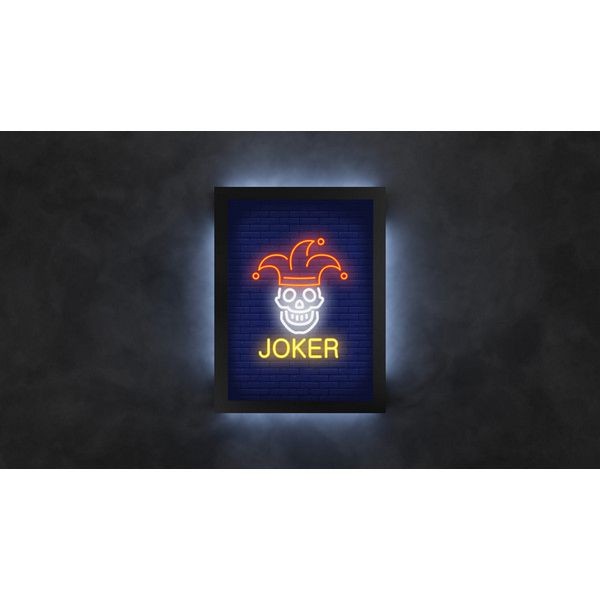 Плакат "34;Просто Постер "34; Neon Joker 90x120 в подарочном тубусе 964428441181