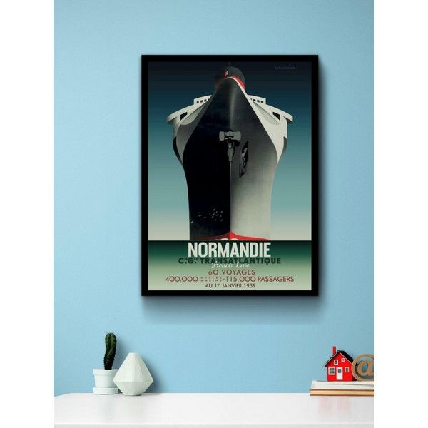 Плакат "34;Просто Постер "34; Normandie 90x120 в подарочном тубусе 992924928571