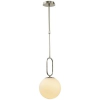 Люстра подвесная Lumien Hall Milo LH4100/1P-NK-WT E14 1 лампа