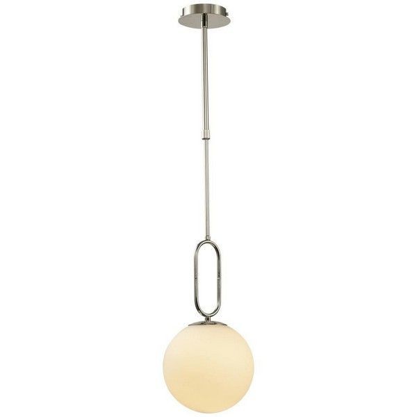 Люстра подвесная Lumien Hall Milo LH4100/1P-NK-WT E14 1 лампа