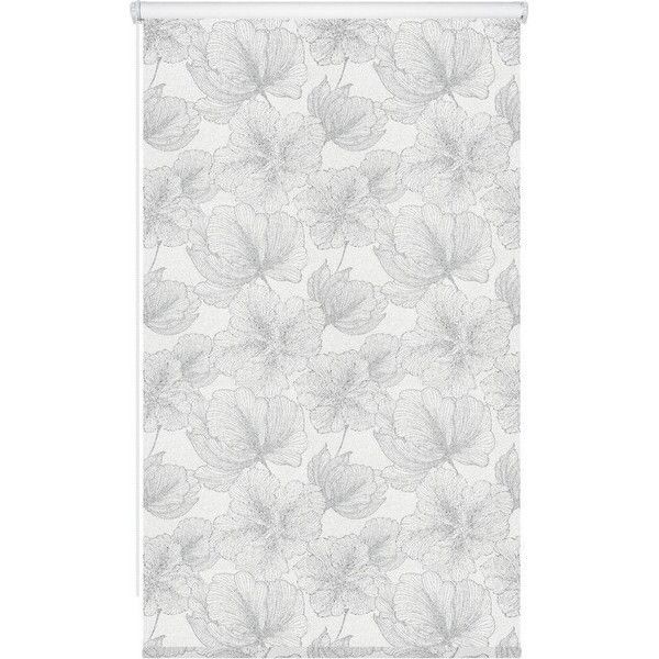 Штора рулонная Nature Китайская роза 50x160 см серая