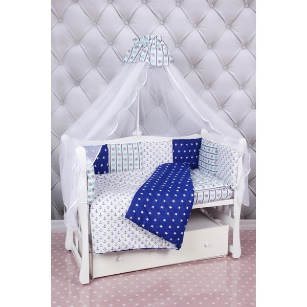 Комплект постельного белья AmaroBaby Бриз в кроватку, бязь 18 предметов
