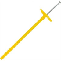 Дюбель изоляционный Standers 10x220 мм, с металлическим гвоздём, 30 шт.