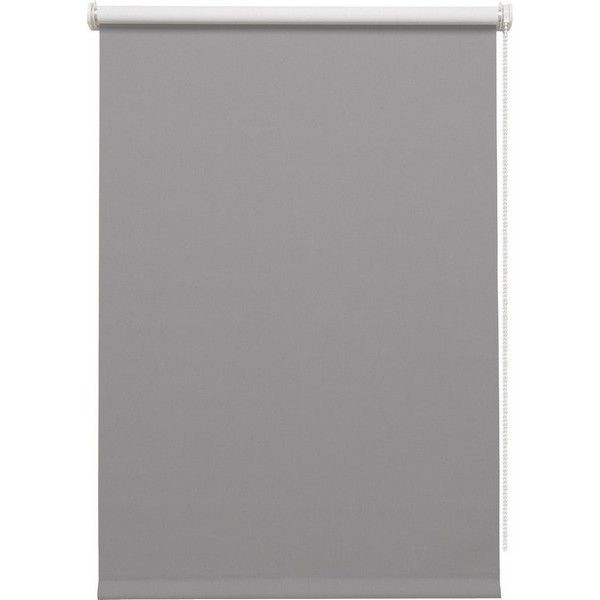 Штора рулонная блэкаут Inspire Santos 120x175 см серая
