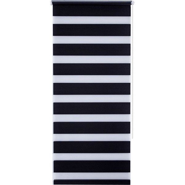 Штора рулонная день-ночь Miamoza Silver 70x160 см, цвет графит