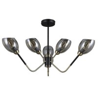 Люстра потолочная Seven Fires Rodengo SF4008/6C-BK-AB E14 6 ламп 18 м²