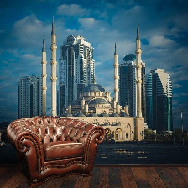 Фотообои Urban Style Мечеть имени Ахмат-Хаджи Кадырова )Сердце Чечни) UST3507 300х270 см