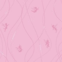 Виниловые обои York Wallcoverings розовые DK5904 0.52 м
