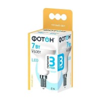 Лампа светодиодная Фотон LED R50 7W E14 3000K
