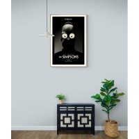 Постер "34;Просто Постер "34; Симпсоны - Афиша 60x90 в подарочном тубусе Металл