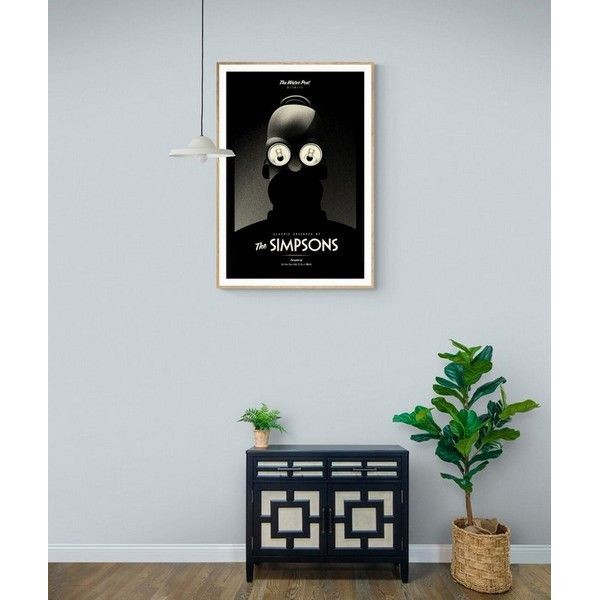 Постер "34;Просто Постер "34; Симпсоны - Афиша 60x90 в подарочном тубусе Металл