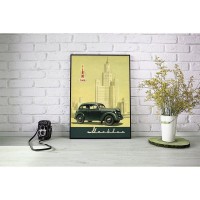 Плакат "34;Просто Постер "34; Москвич 90x120 в подарочном тубусе 191896091761