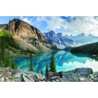 Фотообои WonderWall Голубое озеро 316 418х280 см