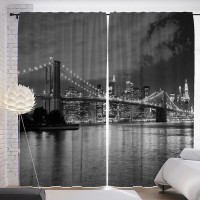 Комплект штор JoyArty Мост к развлечениям p_8831, 290х265 см