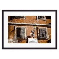 Постер Дом Корлеоне Фонарь на Via di Ripetta 07-0244-40х60, 40х60 см