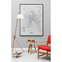 Постер "34;Просто Постер "34; Карта Рима 60x90 в раме Металл