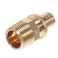 Соединитель Rehau RX plus 16 мм х 1/2 "34; наружняя резьба, бронза 456311