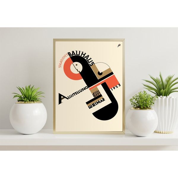 Плакат "34;Просто Постер "34; THE BAUHAUS 90x120 в подарочном тубусе 630589292831