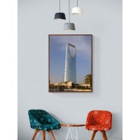 Постер "34;Просто Постер "34; Небоскреб Kingdom Centre 60x90 в раме Металл