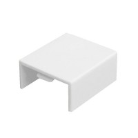 Соединение на стык 20/10 мм цвет белый 4 шт.