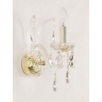 Настенный светильник Bohemia Ivele Crystal 105B.1.141.G E14 цвет золотой