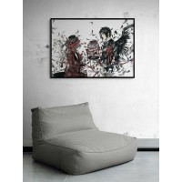 Плакат "34;Просто Постер "34; Темный дворецкий. Птица в клетке 90x120 в подарочном тубусе 447418722941