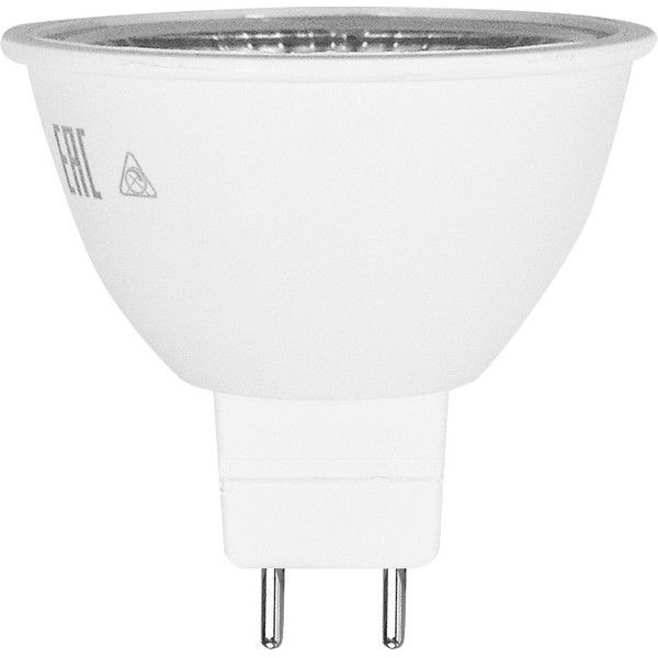 Лампа светодиодная Osram GU5.3 220-240 В 6.5 Вт спот прозрачная 500 лм, тёплый белый свет