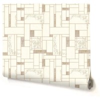 Обои виниловые Home Color Ceramica бежевые 0.53 м 510-21