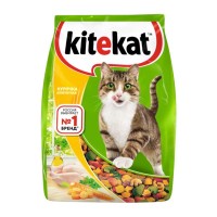Сухой корм для кошек Kitekat аппетитная курочка, 350г