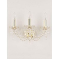 Настенный светильник Bohemia Ivele Crystal 112B.3.141.G.V0300 E14 цвет золотой