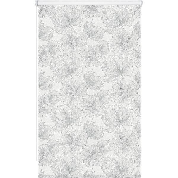 Штора рулонная Nature Китайская роза 80x160 см серая