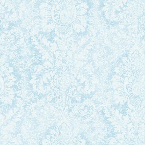 Обои виниловые Aura Abby Rose голубые 0.53 м AB42429