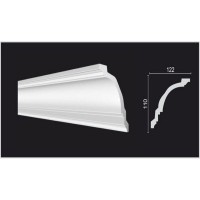 Молдинг потолочный DECOR-DIZAYN DD16 122х2000 мм