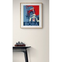 Постер "34;Просто Постер "34; Звездные войны - Боба 50x70 в подарочном тубусе Металл