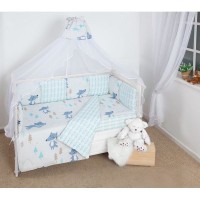 Комплект постельного белья AmaroBaby в кроватку, бязь 19 предметов