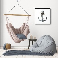 Постер "34;Просто Постер "34; Якорь 90x120 в подарочном тубусе Металл