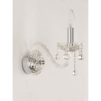 Настенный светильник Bohemia Ivele Crystal 108B.1.165.Ni E14 цвет никель